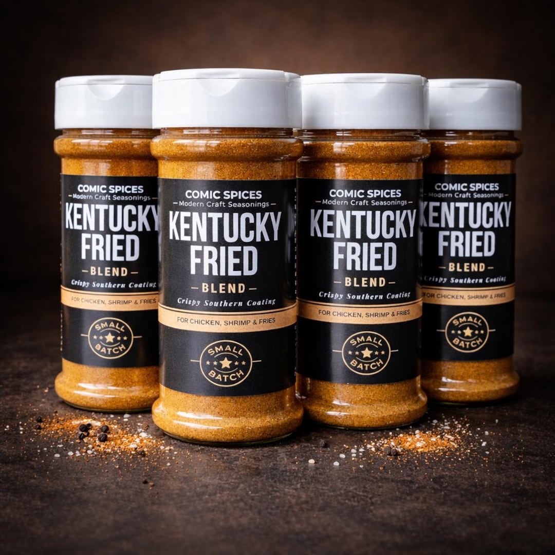 Kentucky Fried Blend Seasoning 4 Pack, Southern Fry Flavor Spice