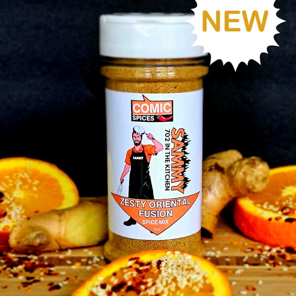 Zesty Oriental Fusion Spice Mix | Exotic Flavors for Cooking | Asian Inspired Seasoning | Gourmet Blend with Citrus Twist