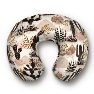 Southwest Cactus Nursing Pillow Cover Baby Girl Breastfeeding Pillow Cover Etsy