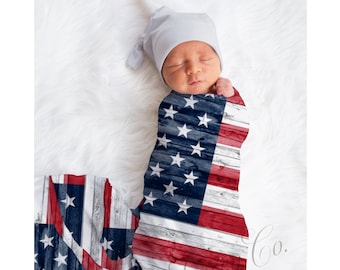patriotic swaddle