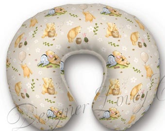 Winnie the Pooh Nursing Pillow Cover, Minky Nursing Pillow Cover