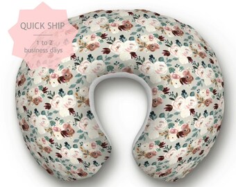 boppy floral stripe nursing pillow
