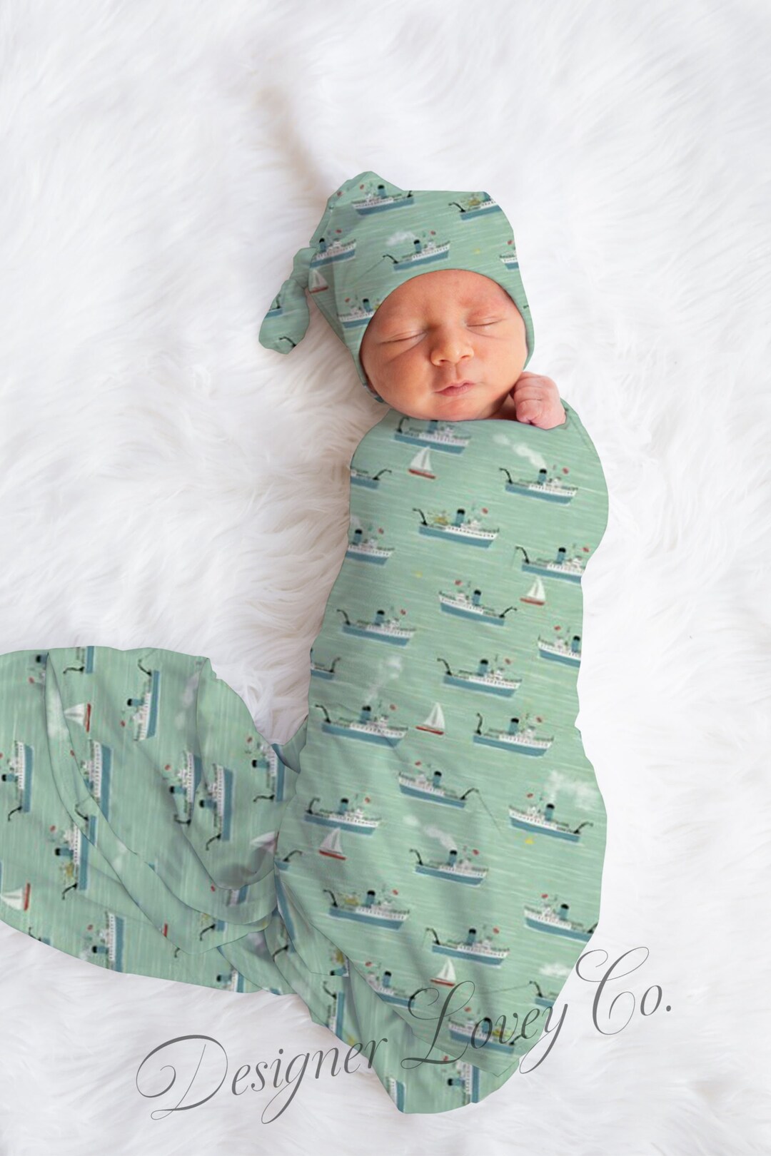 Boat Swaddle Blanket Baby Boy Newborn Swaddle Wrap Swaddle Etsy