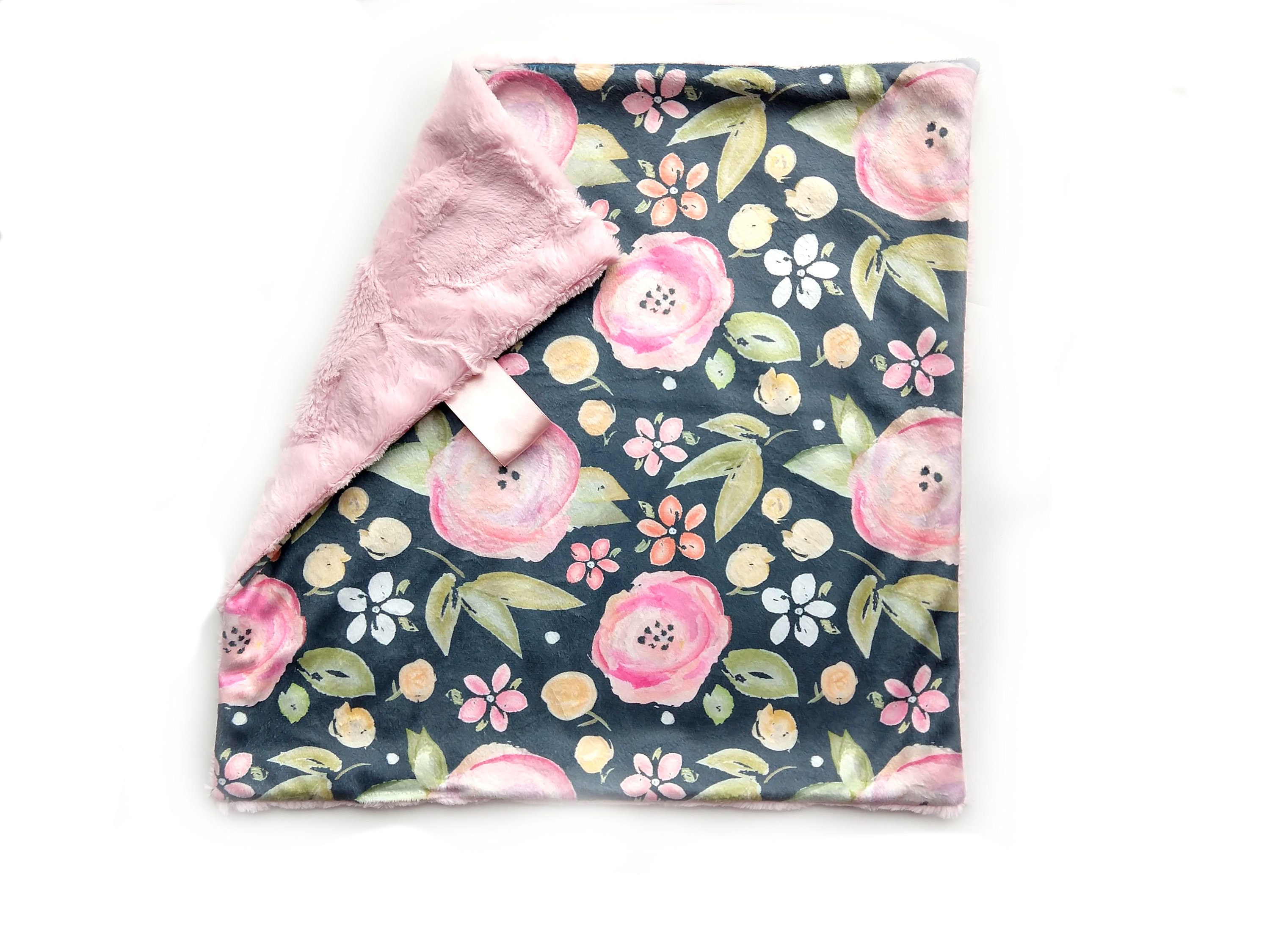 Lovey Minky Baby Lovey Blanket Baby Lovies Security Etsy