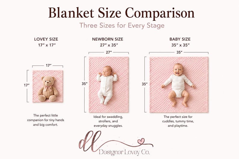 Personalized Lovey Blanket with tag, Floral Lovey for Babies, Security Blanket, Newborn Baby Blanket image 8
