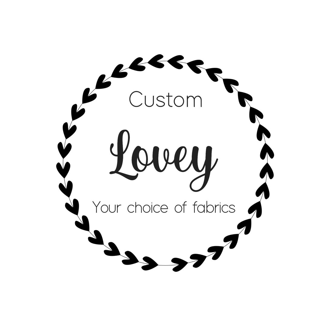 Custom Minky Lovey Blanket, Lovey for Babies. Make It a Personalized Gift for Baby. 17 Minky