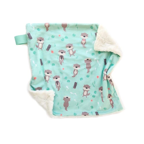 Lovey, loutre de mer Lovey pour bébés, Lovey personnalisé, couverture de sécurité