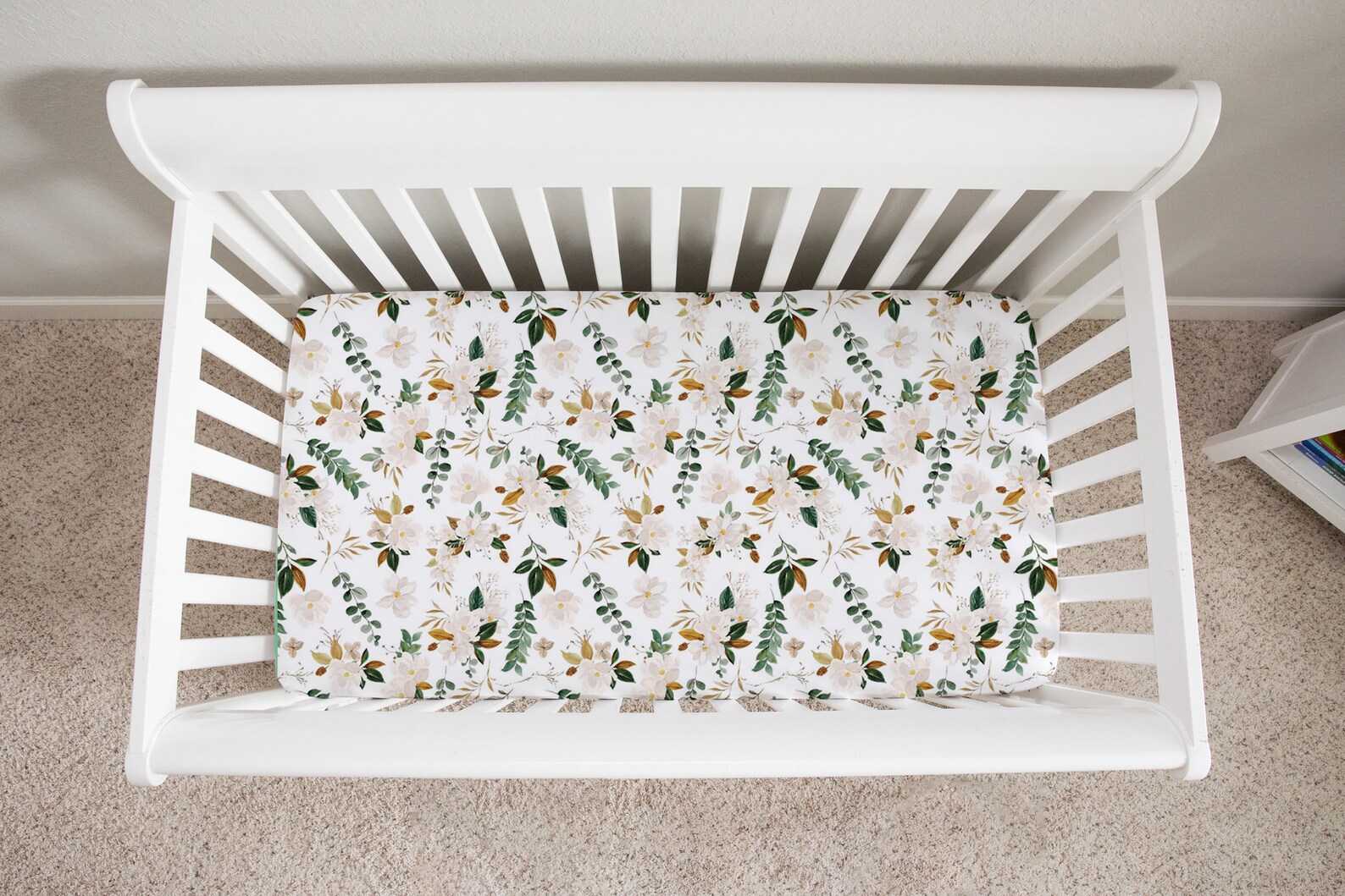 Crib Sheets Magnolia Baby Crib Sheet Floral Nursery Bedding Etsy