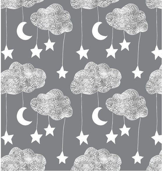 Nursing Pillow Cover Moon & Stars Nursing Pillow Cover Minky Etsy