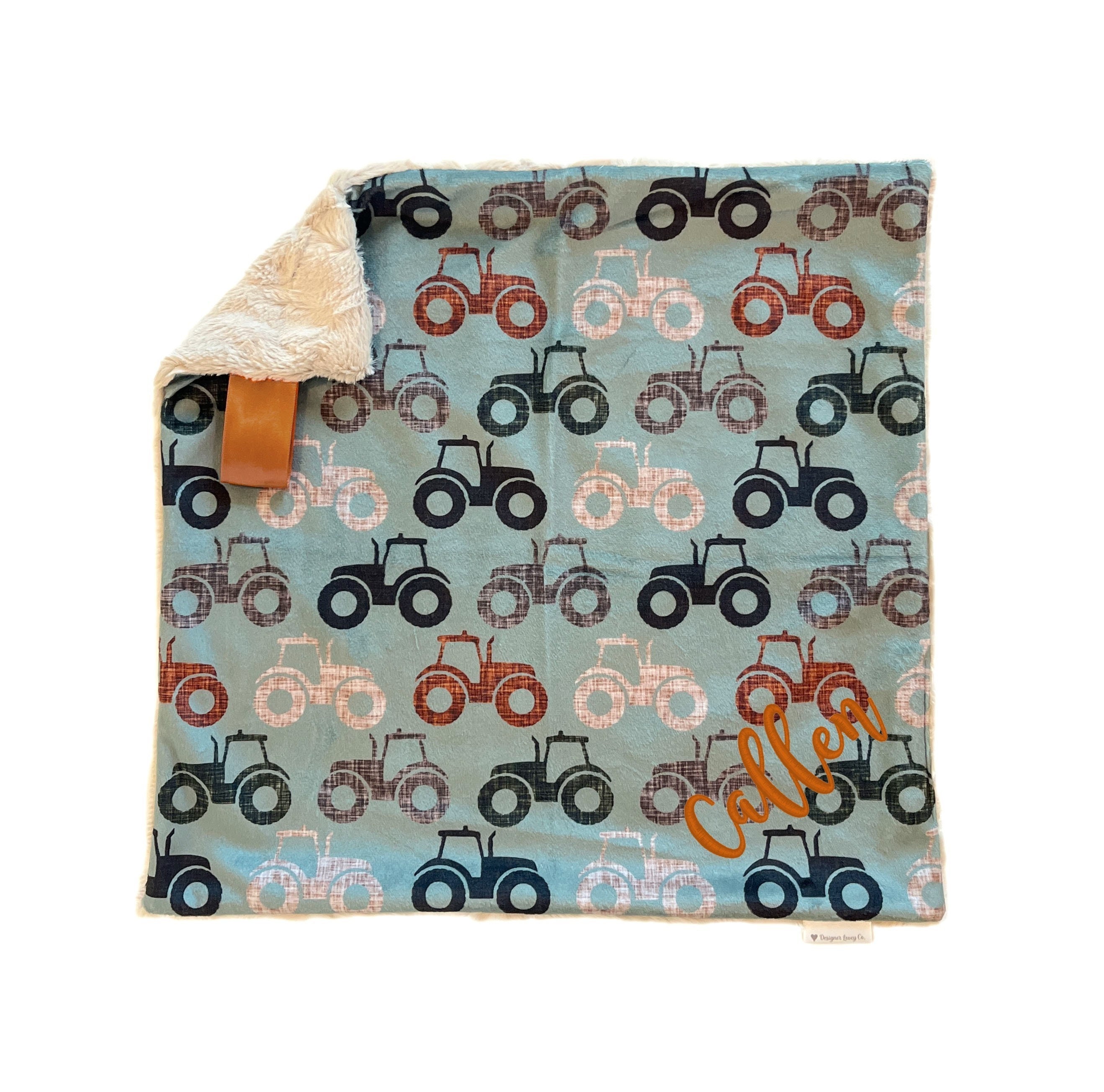 Lovey Blanket Tractor Minky Lovey for babies Lovey for Boy Etsy.de