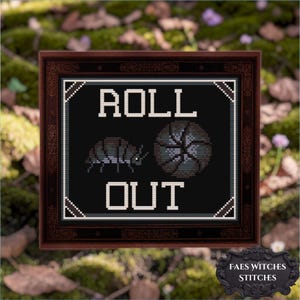 PillBugs Cross Stitch Pattern PDF | Entomology Insects | Bugs Stitch |Rolly Pollies