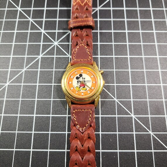 Rare Collectible Mickey Mouse  Lorus Wrist Watch - image 7