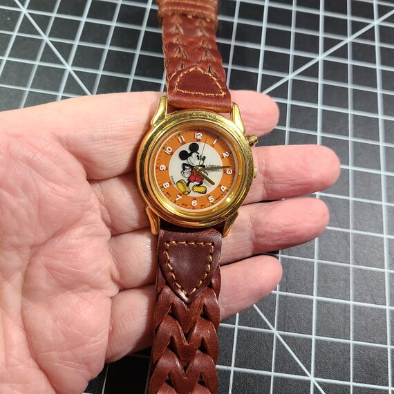 Rare Collectible Mickey Mouse  Lorus Wrist Watch - image 8
