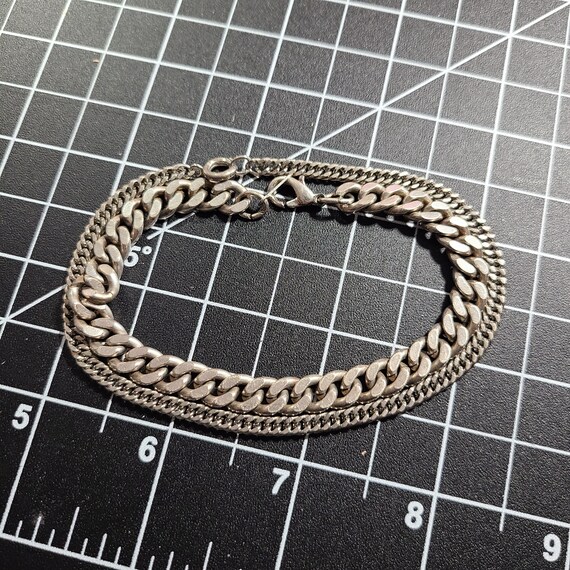 Set of Two Large Chain Bracelets - image 5