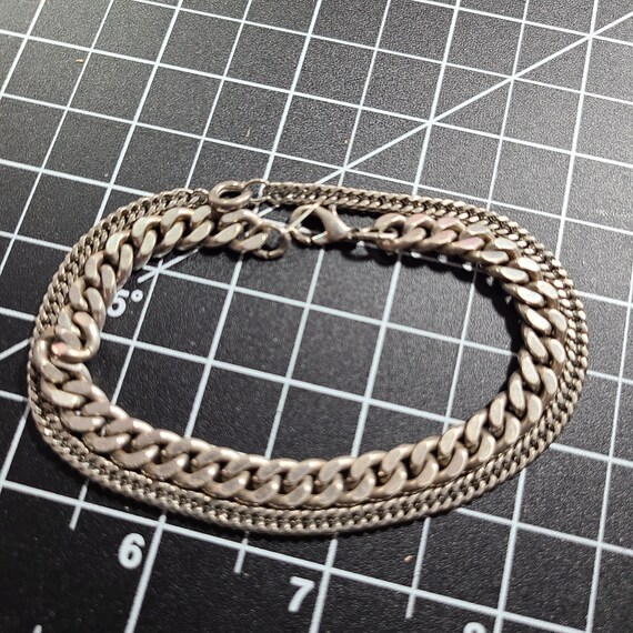 Set of Two Large Chain Bracelets - image 1