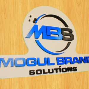 Custom Business Sign | Custom Wood Sign Indoor/Outdoor | Personalized Office/Company/Business Logo Signs | Custom Signage | Established Sign