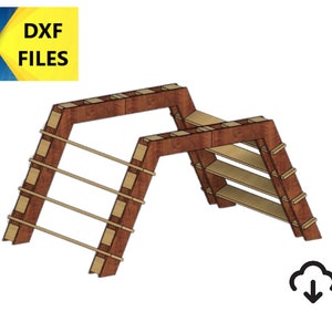Cnc Dxf file, Saw horses dxf file, cnc sawhorse dxf, NO HARDWARE REQUIRED