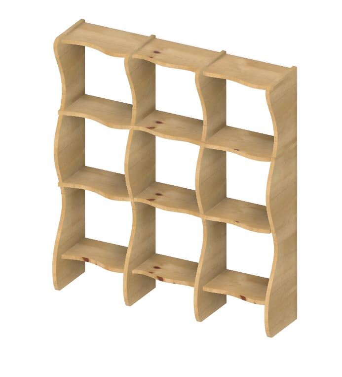 Cnc Dxf File, Dxf File Bookshelf, Cnc Furniture Cut Files, Cut Files