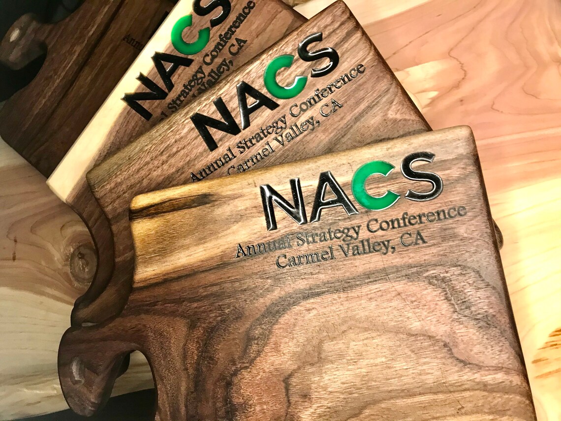 Company Gift Custom Logo Cutting Boards Personalized Etsy