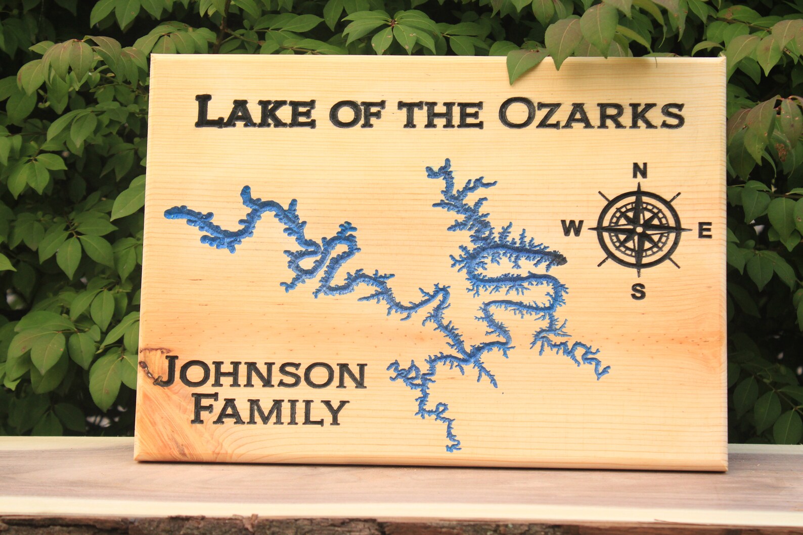 Custom Lake Map Sign, Lake House Wood Sign, Lake Home Decor, Any Lake