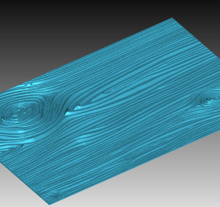 Wood Grain Wall Art 3D Stl File, 3d Rendering, 3D Wall Art, Cnc Cut