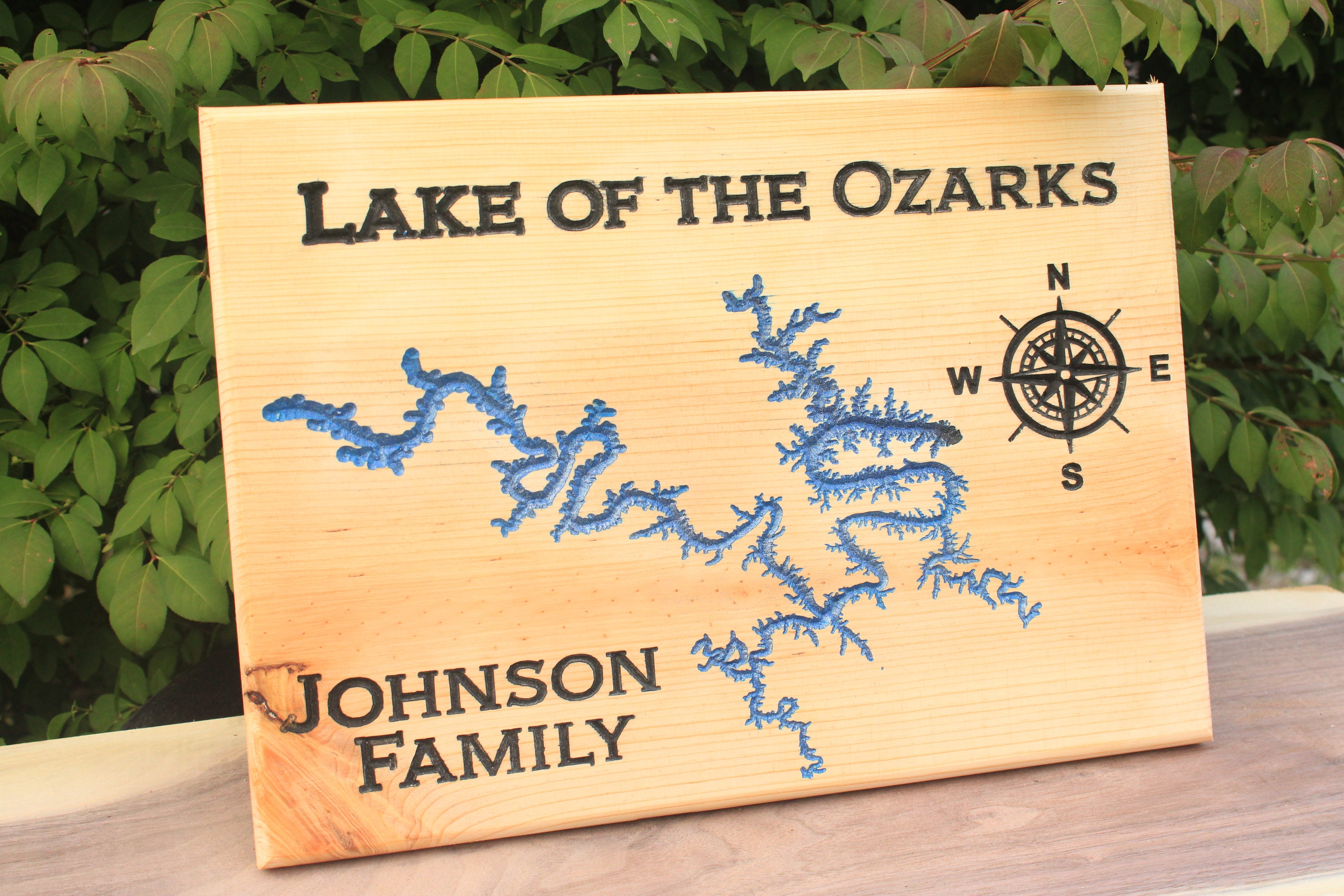 Custom Lake Map Sign, Lake House Wood Sign, Lake Home Decor, Any Lake