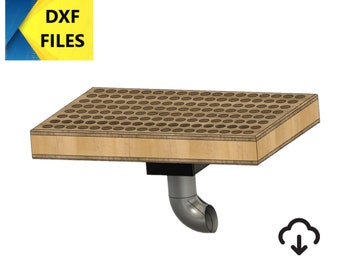 Cnc dxf files, dust collector 24&quot; x 36&quot;, dxf,svg,vcarve files