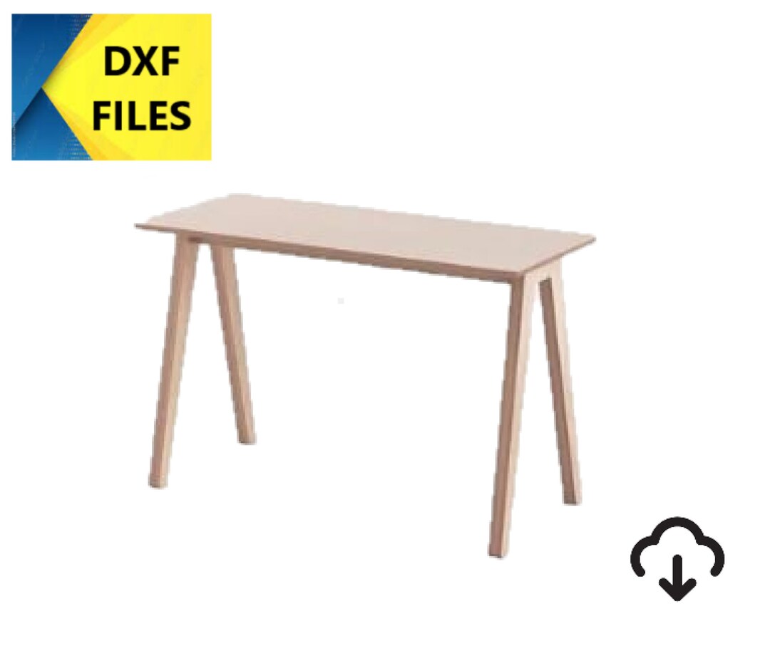Plywood Desk Dxf File Plywood Dxf File Cnc Dxf File Cnc Cut Etsy