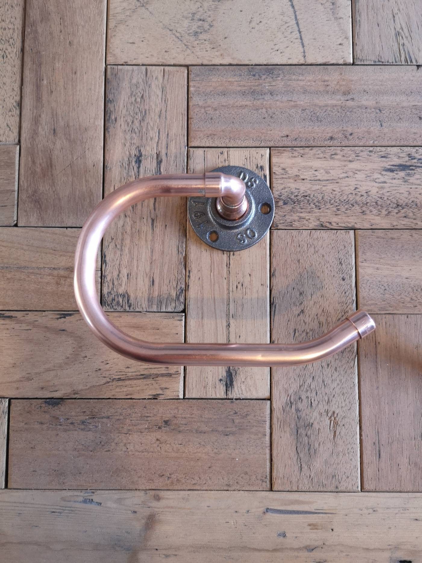 Copper toilet roll holder Etsy