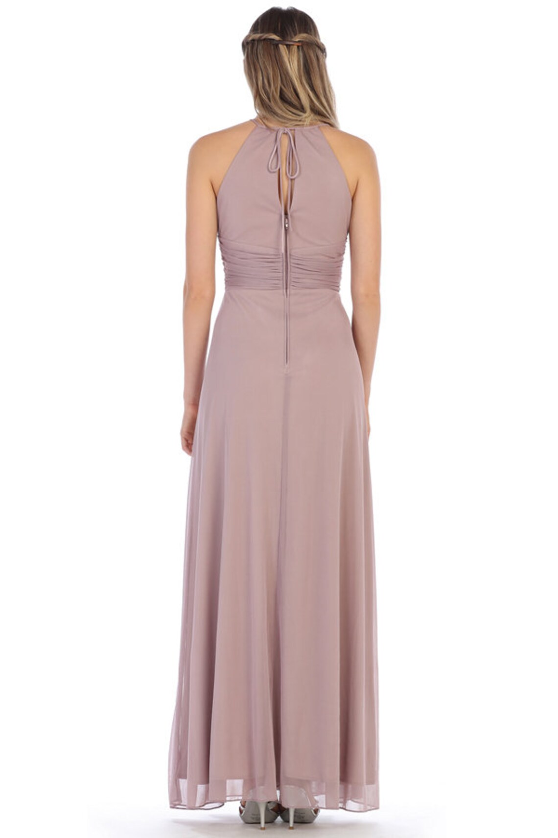 Bridesmaid Dress/Chiffon Bridesmaid Dress/Mauve Bridesmaid Etsy