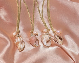 24K Gold Filled Shell Necklace