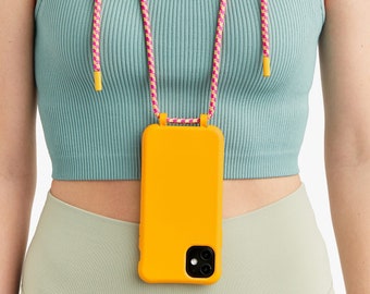 Crossbody Phone Case with Strap, Detachable and Adjustable Lanyard, Customizable iPhone Case for 11 12 13 Pro Max
