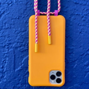 Telefoonhoesje met riem, Crossbody iPhone-hoesje met afneembaar en verstelbaar koord, gepersonaliseerde Cordon-telefoon voor 11 12 13 Pro Max