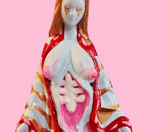 Exposed Lady Statue