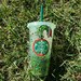 Starbucks Christmas cup | Custom Starbucks cold cup | Glittered Starbucks cold cup | Christmas Starbucks cup | Christmas coffee cup 