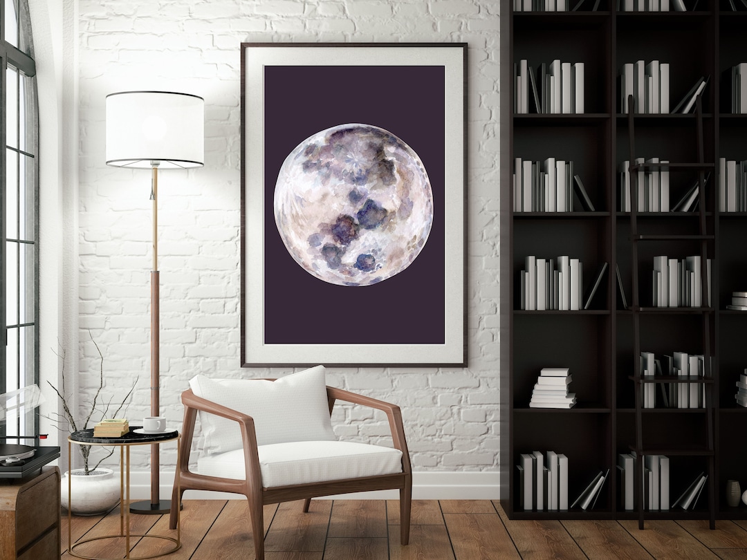 Full Moon Digital Download Full Moon Photography Wall Art Fine Art Home