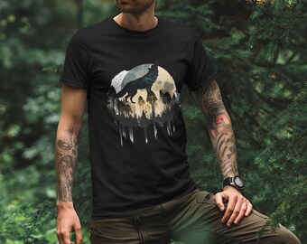 Wolf Shirt, Nature T-Shirt, Nature Shirt, Nature Clothes, Nature Lover, Gift for Camper, Gift for Nature Lover, Camping Tee, Hiking Shirt