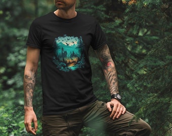 Forest Shirt, Nature T-Shirt, Nature Shirt, Nature Clothes, Nature Lover, Gift for Camper, Gift for Nature Lover, Camping Tee, Hiking Shirt