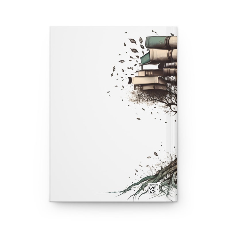 Book Tree Hardcover Journal Matte, Journal for Reader, Journal for Writer, Book Lover Gift, Reader Gift, Gift for Writer, Writing Journal imagen 3