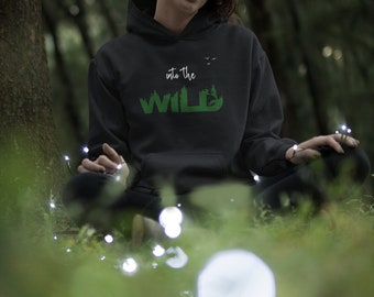 Felpa con cappuccio unisex Into the Wild, Felpa con cappuccio Natura, Felpa con cappuccio da uomo, Felpa con cappuccio da donna, Felpa con cappuccio da uomo, Felpa con cappuccio da donna, Felpa con cappuccio per fidanzato, Amante della natura