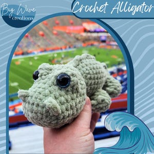 Crochet Gator Alligator| Made to Order | Customizable