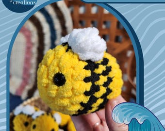 Crochet Bee | Small Size | Customizable | Made to Order