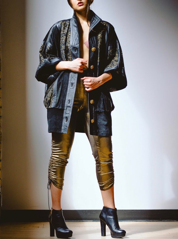 PATCHWORK LEATHER JACKET
