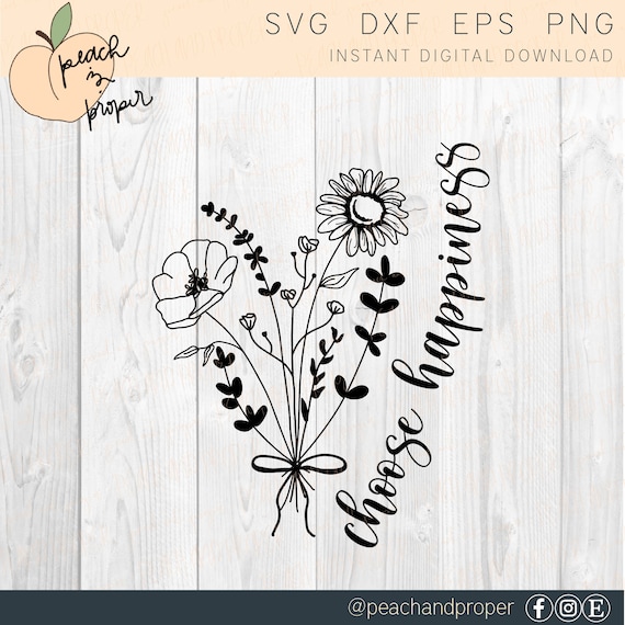Download Choose Happiness T Shirt Svg