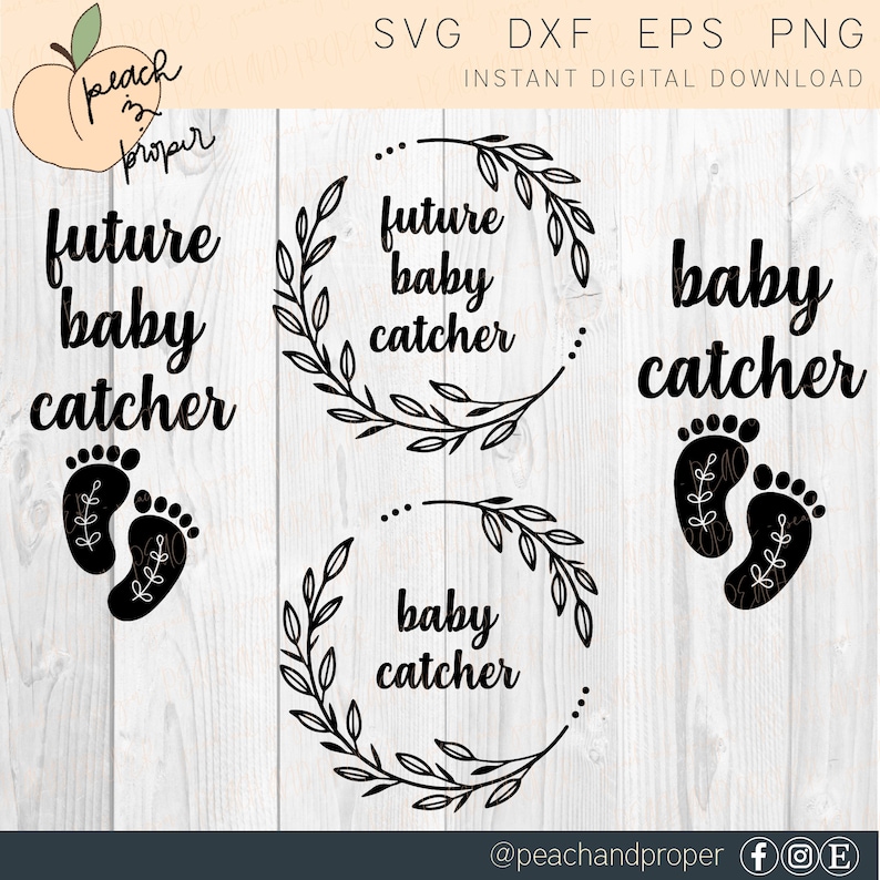 Download L&D Nurse SVG Nurse SVG Baby Catcher Svg Future Baby | Etsy