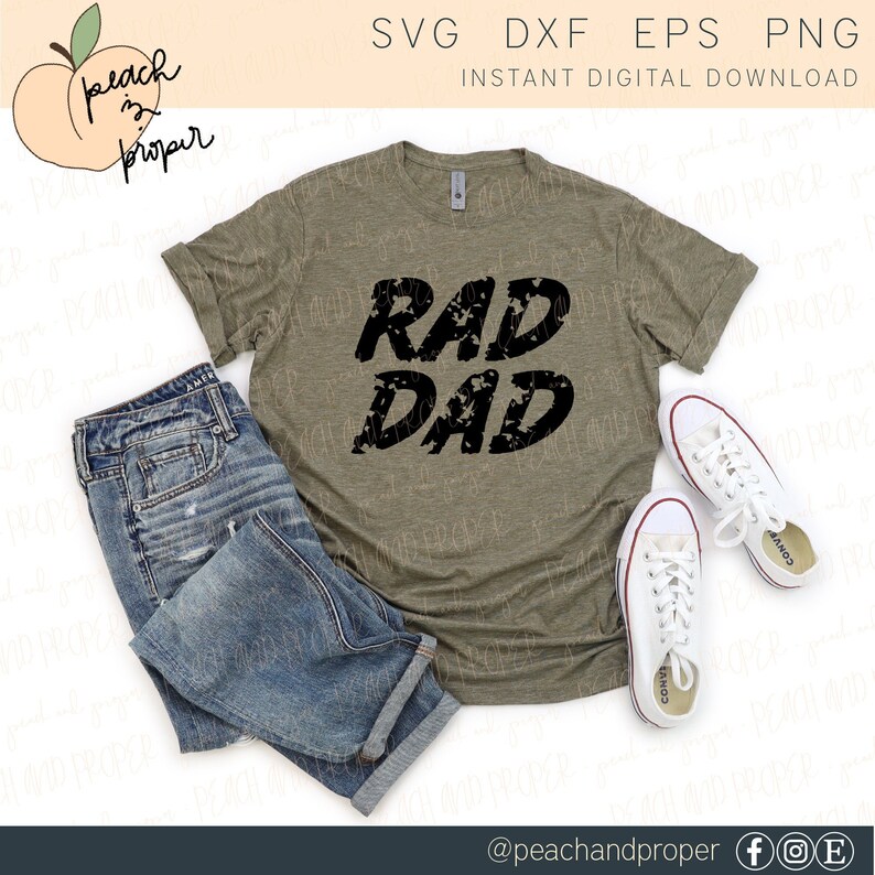 Download Rad Dad SVG Dad SVG Father's Day Svg Father SVG | Etsy