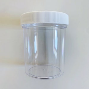 4oz Clear Jar Slime Container