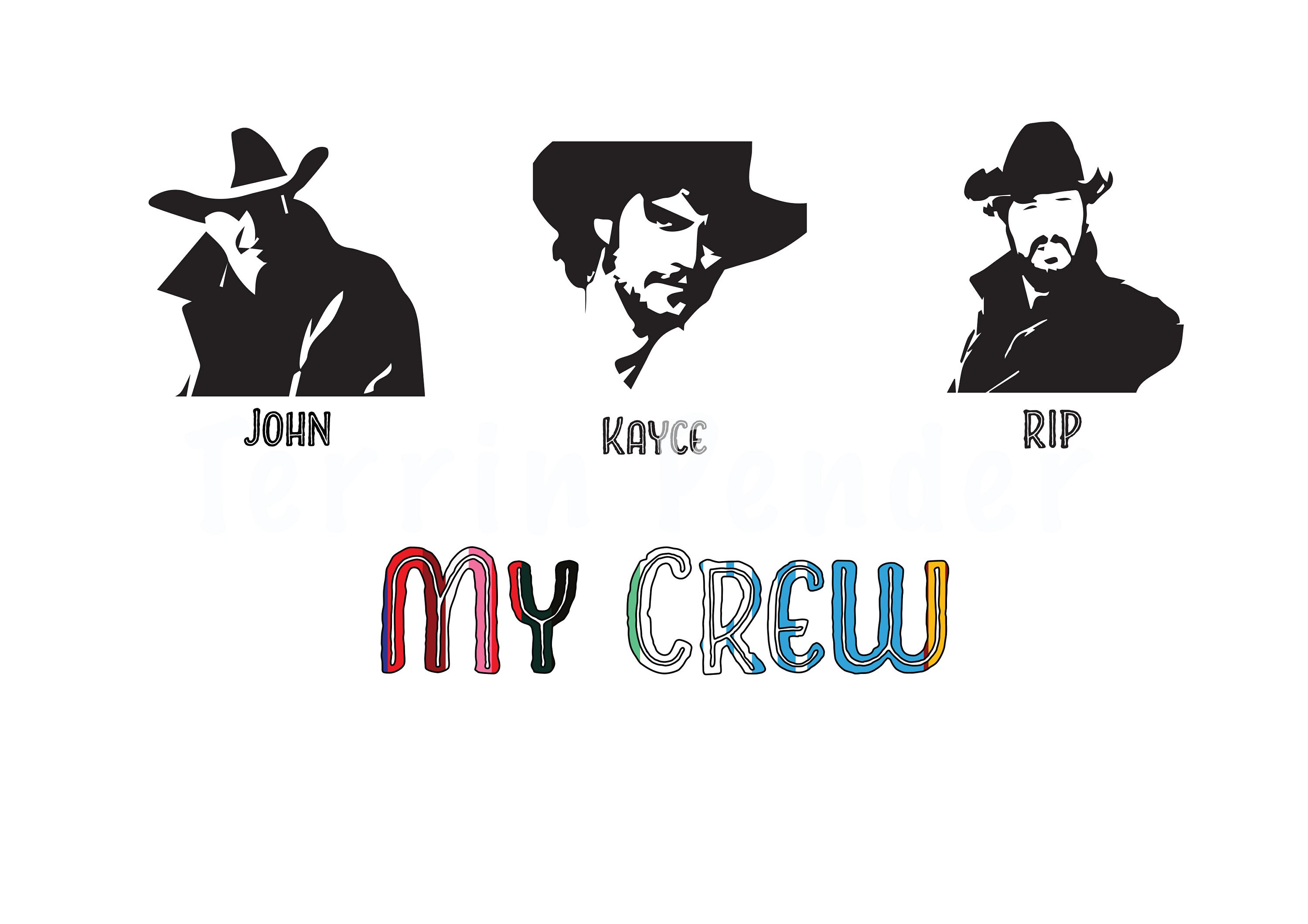 Yellowstone Crew John Kayce Ripsvg Jpeg Png Digital Etsy