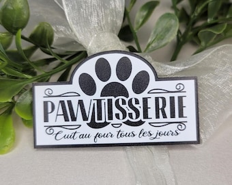 Cat Bakery Fridge Magnet Gift for Cat Lovers French Patisserie Kitchen Decor