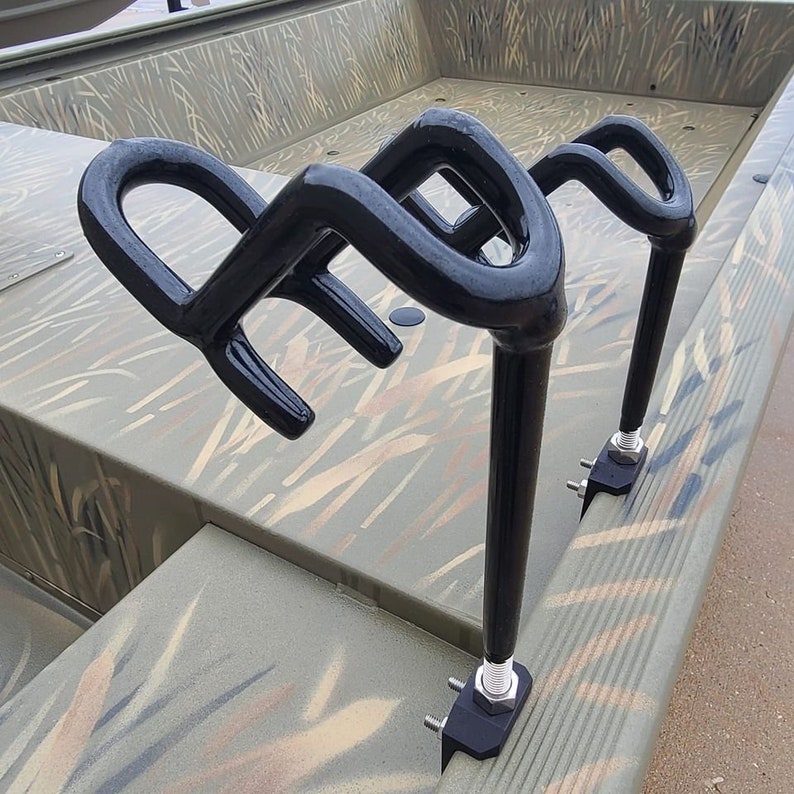 Smackdown 90 degree Anodized Aluminum Rod Holder Bases for Etsy